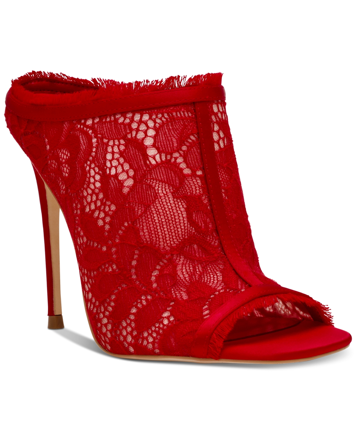 Steve Madden Women's Kourt Lace High Heel Dress Mules