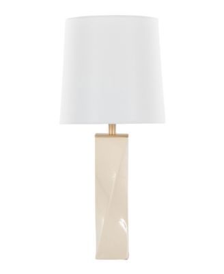 27" Ceramic Grandview Gallery Curvo Square Table Lamp