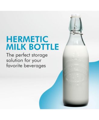Milk Glass Bottle