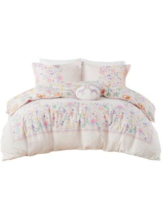 Intelligent Design Lulu Floral Reversible 4-Pc. Duvet Cover Set, Full/Queen