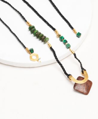 18K Gold Plated Orzah Multi Chain Necklace