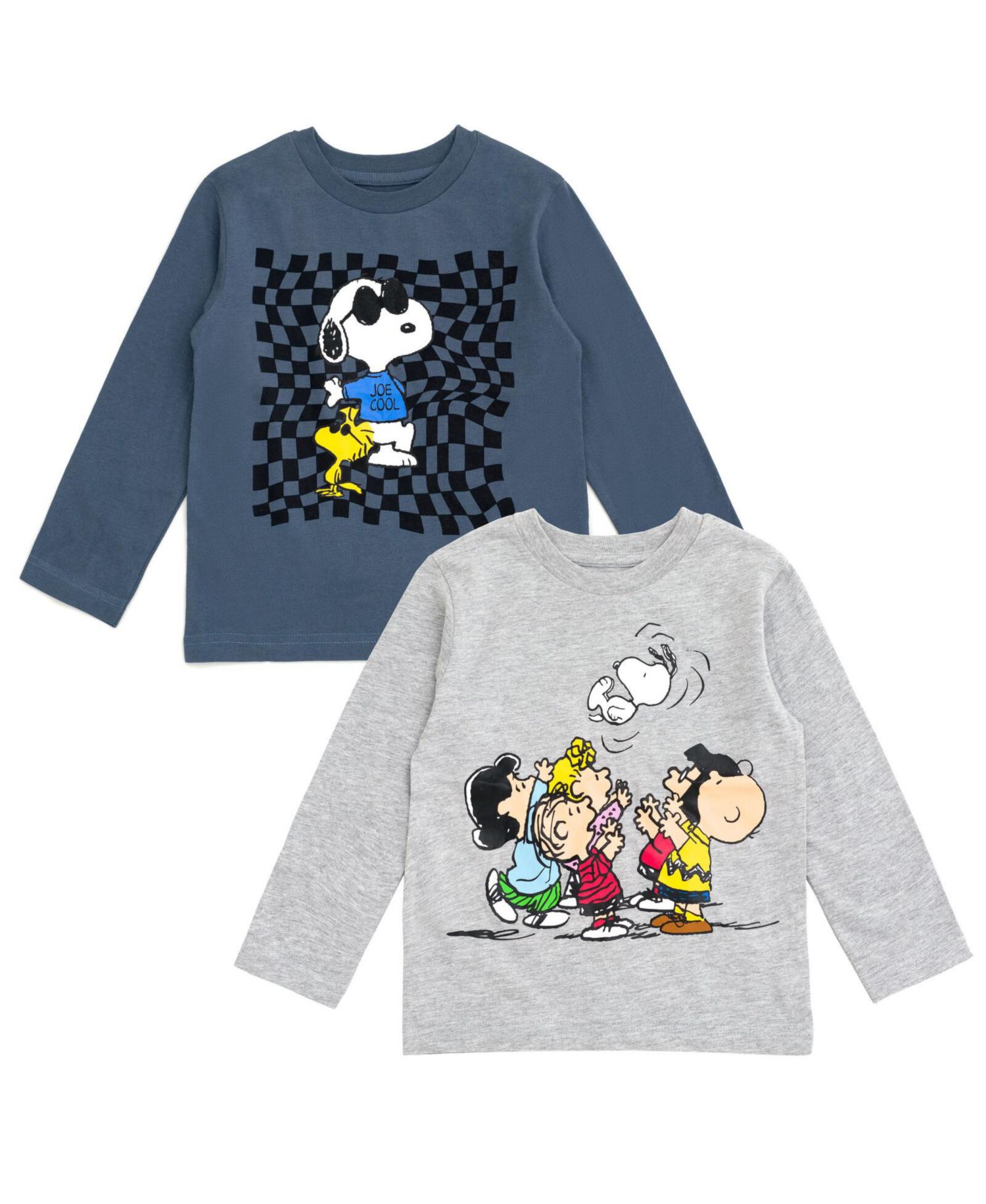 Toddler Boys Woodstock 2 Pack Long Sleeve T-Shirts