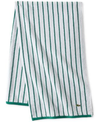 【関税＆送料込み】Saint Laurent Striped Towel In Cotton SAINT LAURENT TOWEL | Saint Laurent | YSL US