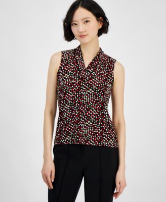 Anne klein sleeveless tops online