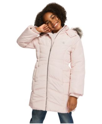 Macy's big girl coats best sale