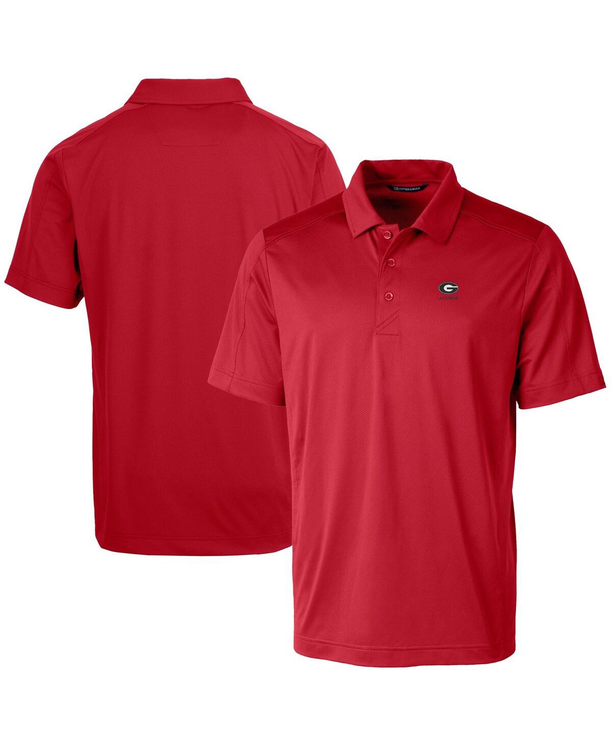 Men's Georgia Bulldogs Alumni Logo Prospect Textured Stretch Polo - Gray