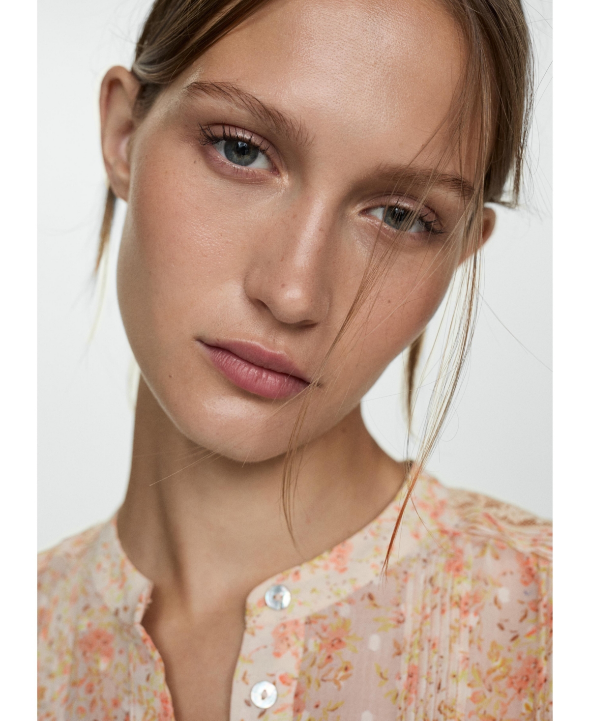 Mango Women's Floral Print Shirt