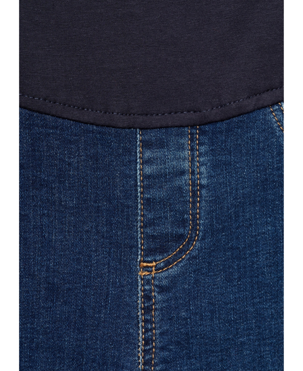Mango Women's Maternity Flared Jeans In Dark Blue