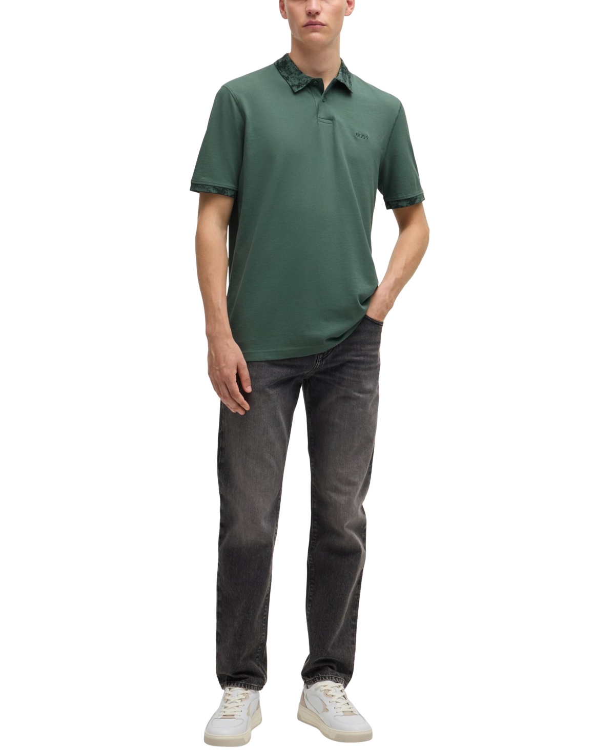 Boss by Hugo Boss Men's Camouflage-Print Polo shirt