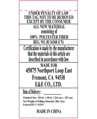 Duke Reversible Faux Fur 3-Pc. Comforter Set, King/California King