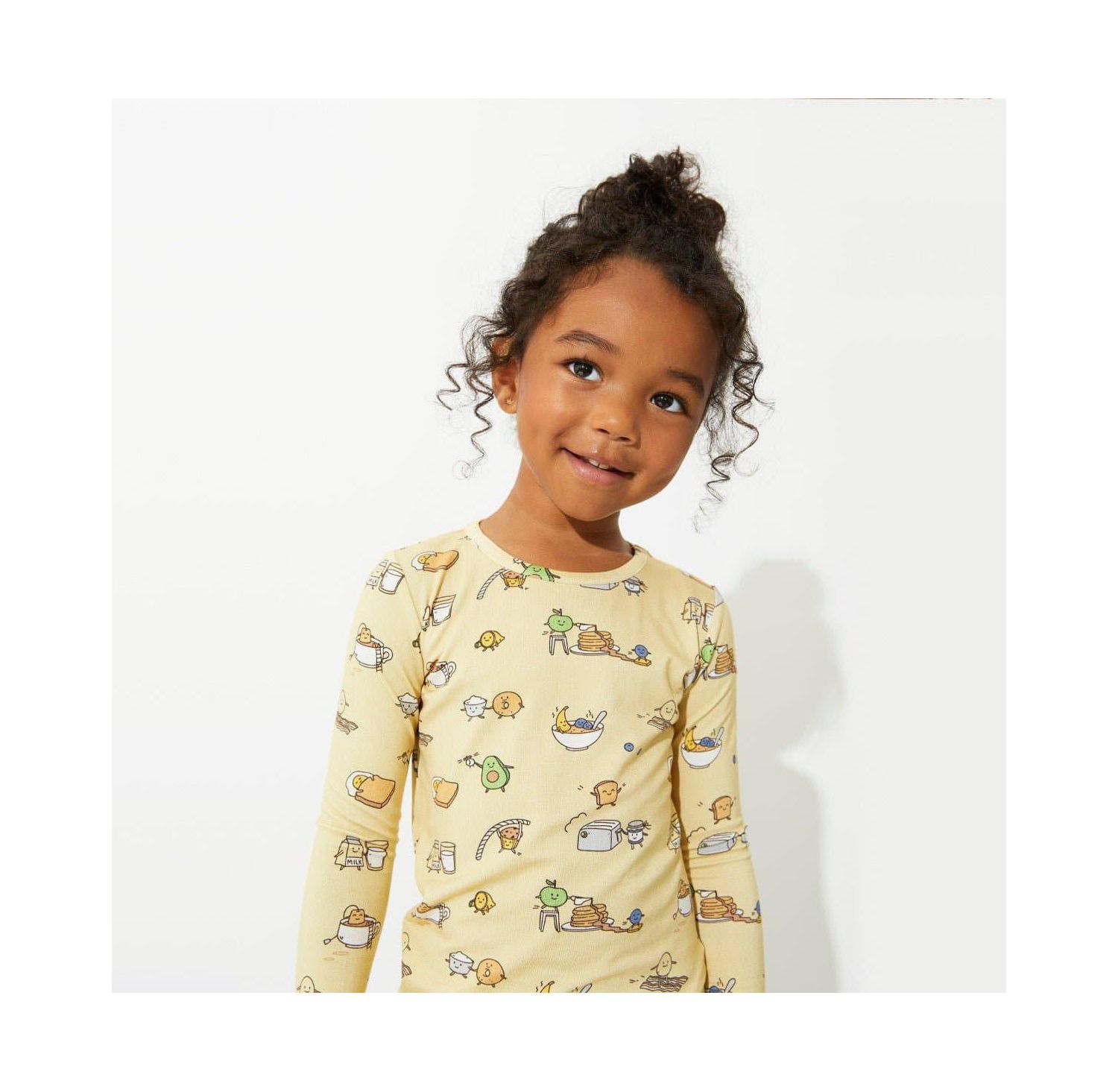 Unisex Kids Love You Brunches Set of 2 Piece Pajamas