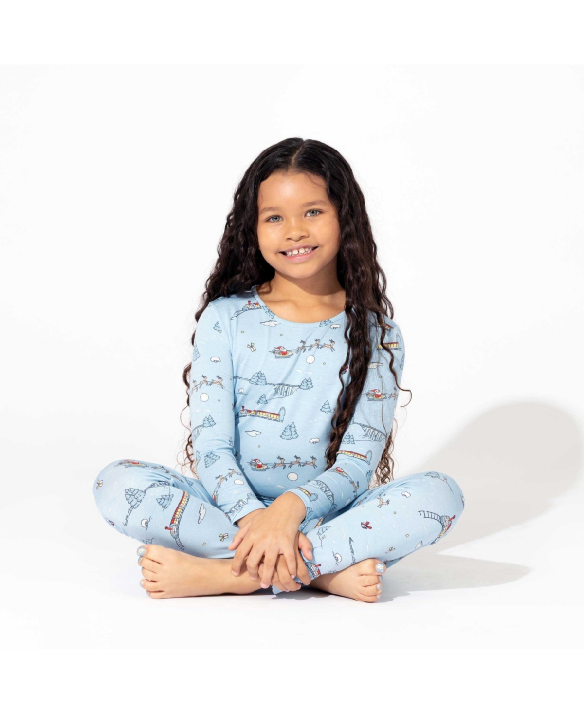 Bellabu Bear Unisex KidsSet of 2 Piece Pajamas - Polar express