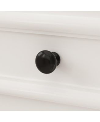 Storage Organizer with Tempered Glass Doors, 2-Drawers, Adjustable Shelves