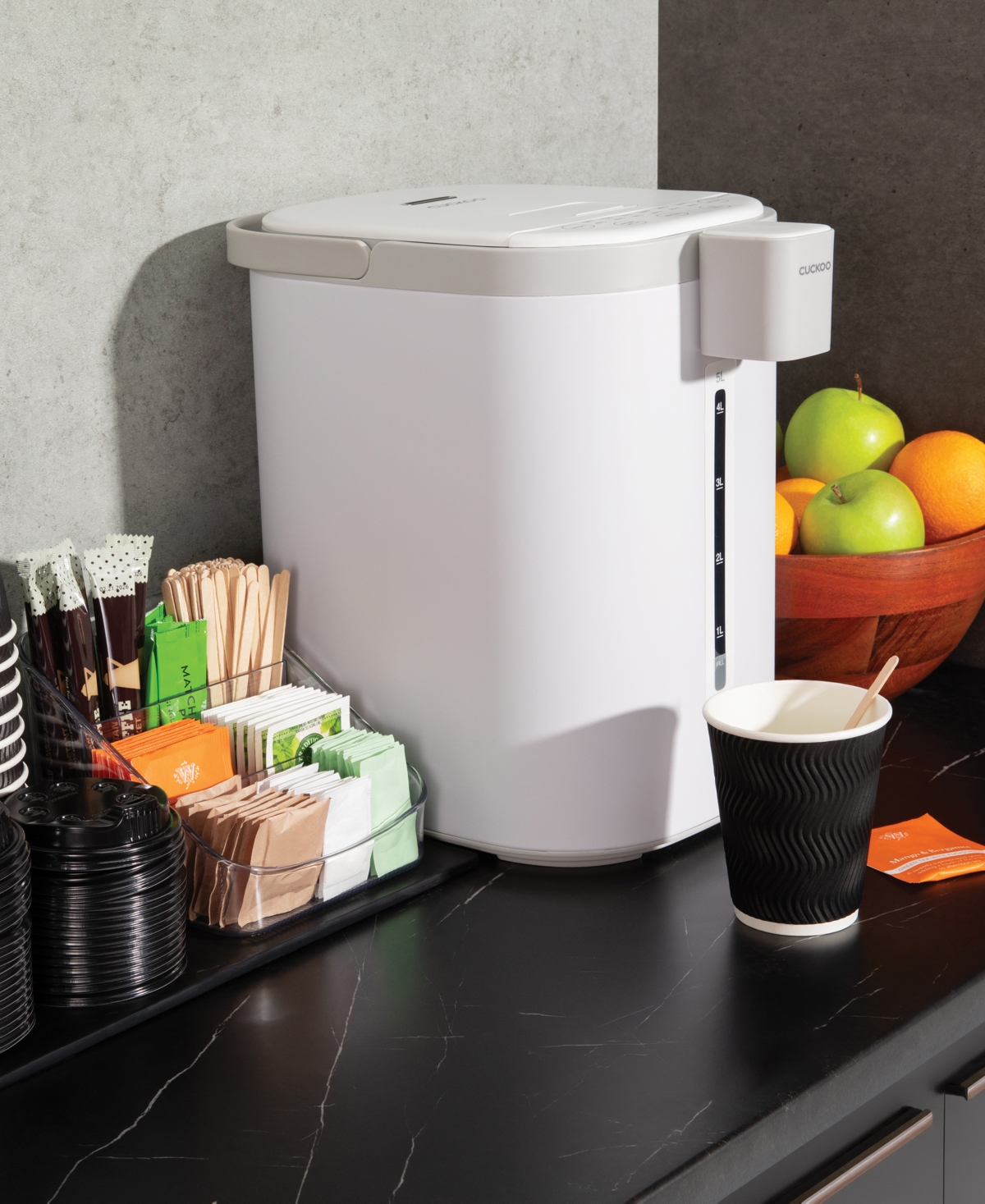 Cuckoo Hot Water Dispenser Warmer In Matte White