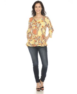 Women's Vibrant Boho Swing Top