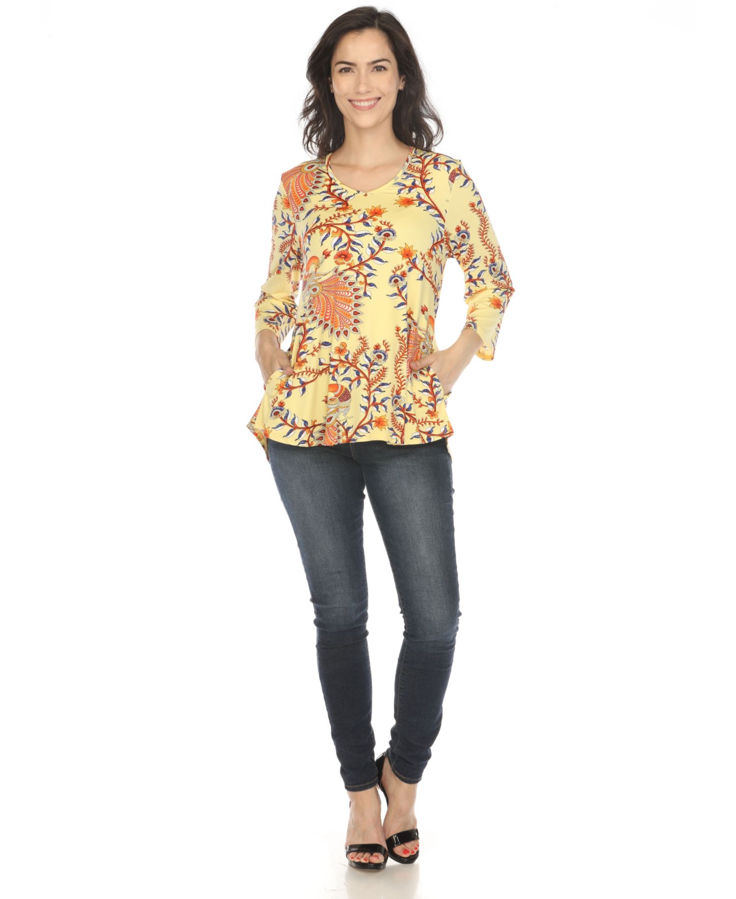 Women's Vibrant Boho Swing Top