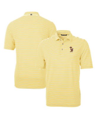 Men's Minnesota Golden Gophers Vault DryTec Virtue Eco Pique Stripe Polo