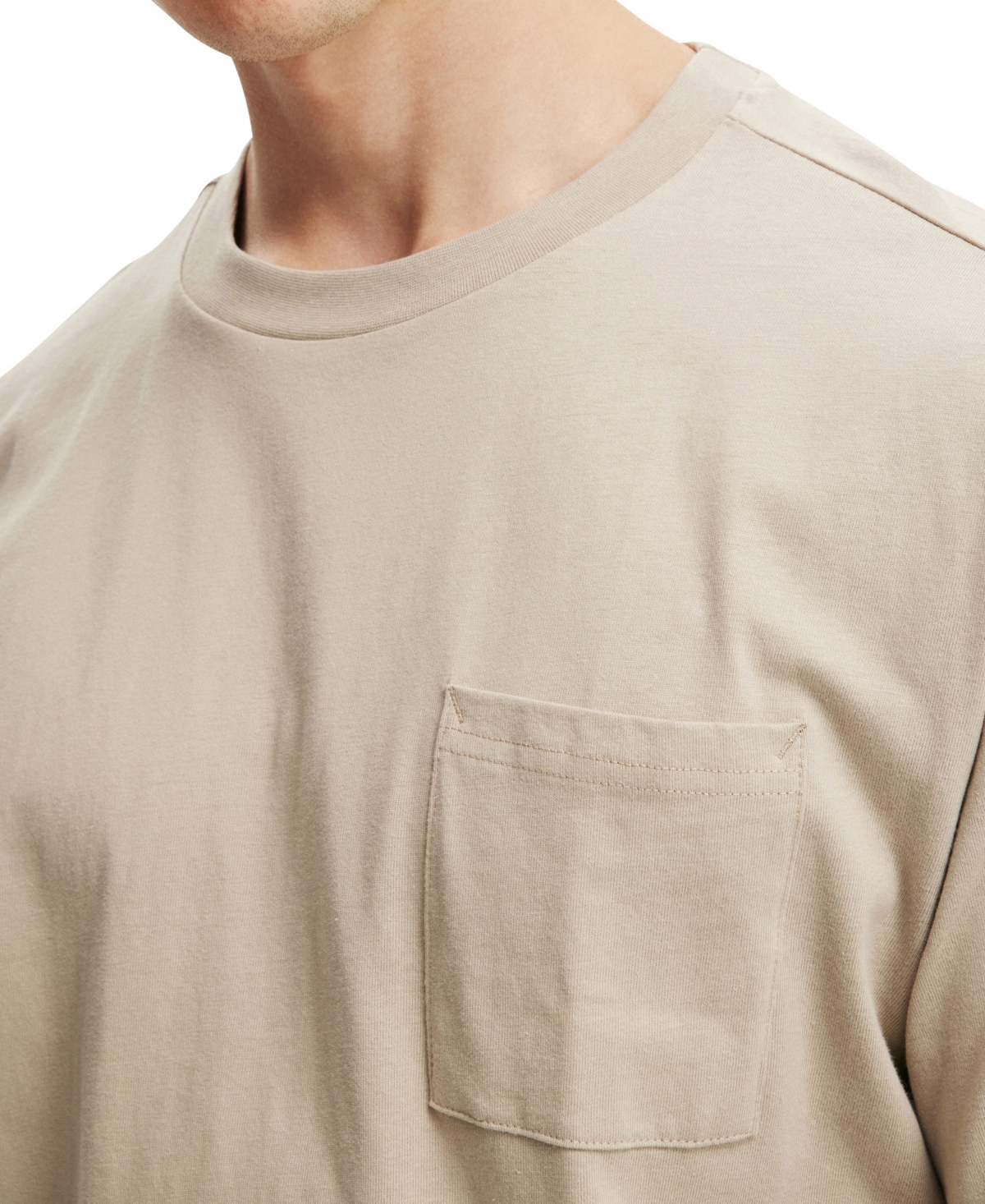 COTTON ON MEN'S BOX FIT POCKET T-SHIRT 