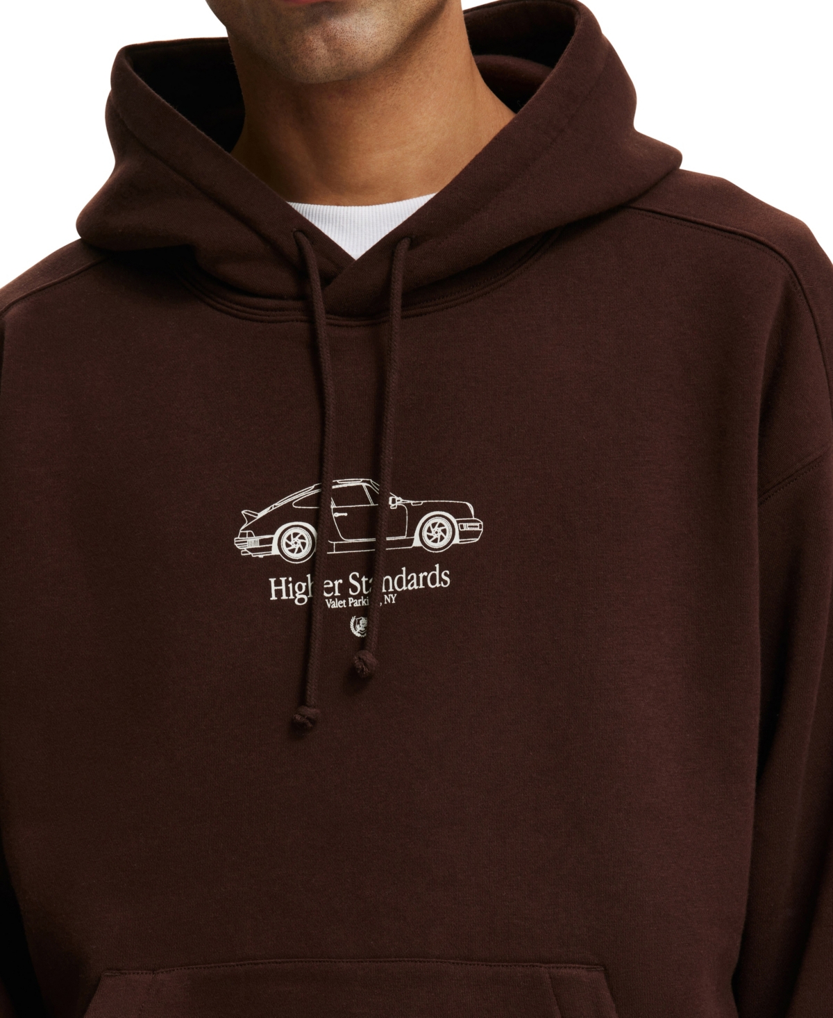 COTTON ON MEN'S BOX FIT GRAPHIC HOODIE 