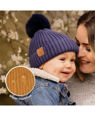 2pk Baby Hats, Baby Beanies, Newborn Hats for Baby Girls, Boys, Baby Winter Hat, 0-6 Months Infant Hat