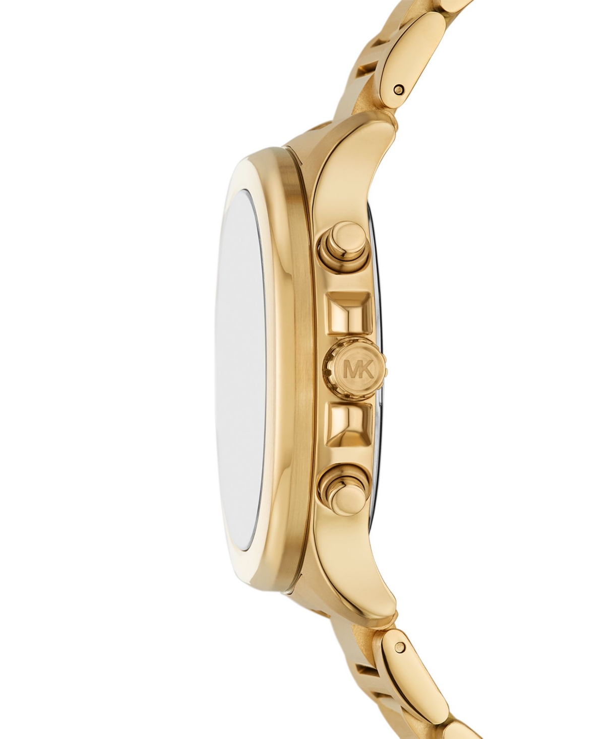 Michael Kors Men's Sage Chronograph Gold-tone Stainless Steel Watch 42mm In Gold-tone