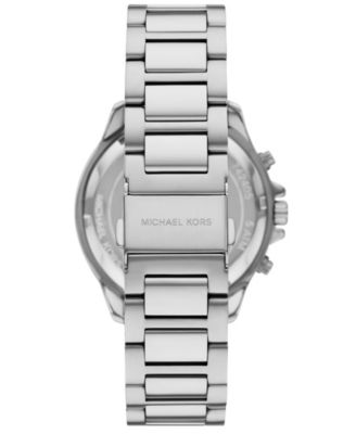 Men's Sage Chronograph Silver-Tone Stainless Steel Watch 42mm