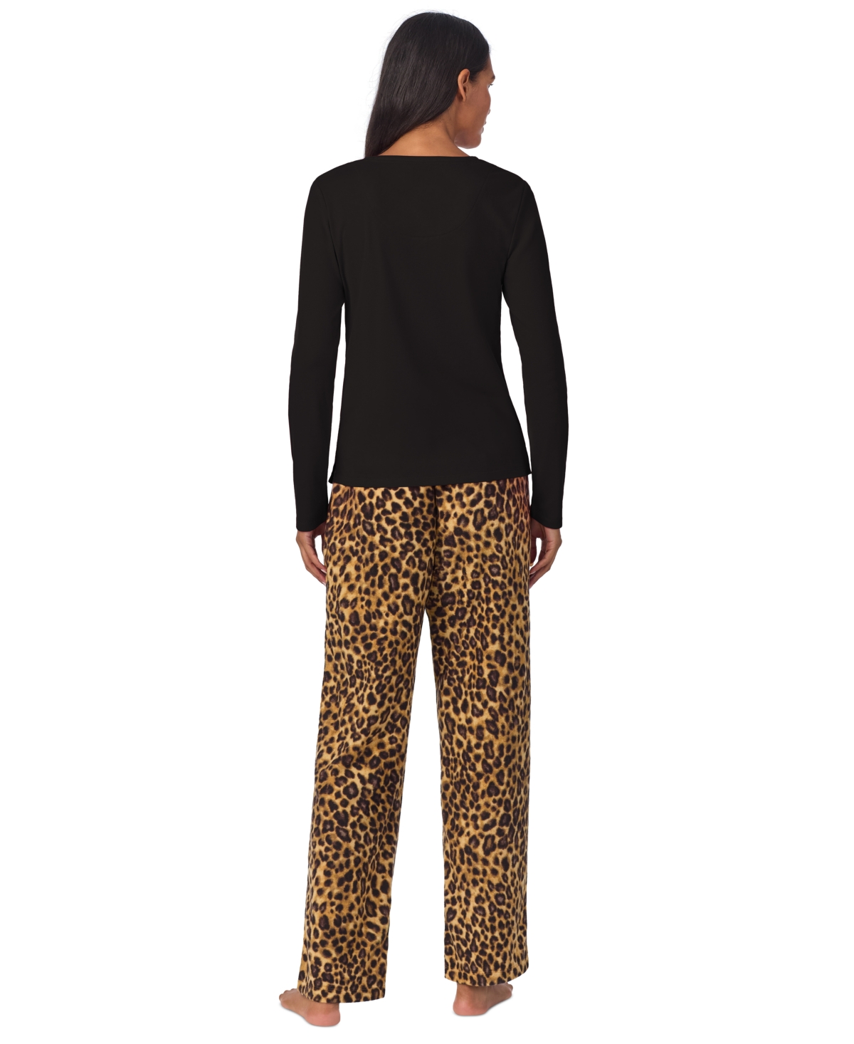 Lauren Ralph Lauren PetitePrint Pajama Set - Leopard
