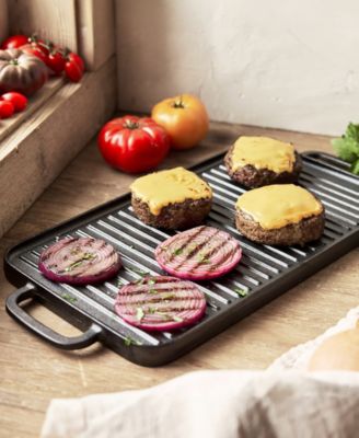 X Bobby Flay Reversible Cast Iron 11" x 16.5" Grill Griddle