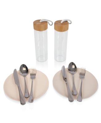 20 Liter Carmel Roll Top Picnic Backpack Cooler