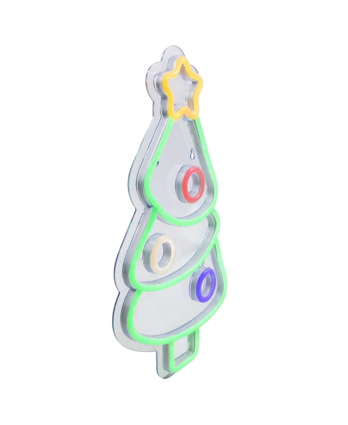 Northlight 15in Led Christmas Tree Christmas Window Decor In Green