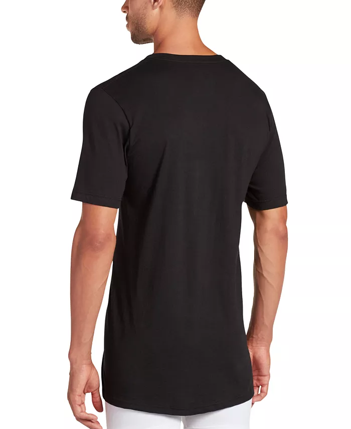 Men's Big & Tall Classic Tagless V-Neck Undershirt 2-pack - thumbnail 7