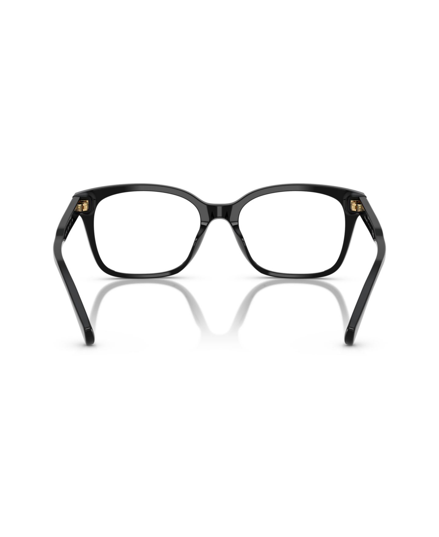 Женские очки Ralph by Ralph Lauren Ralph Woman Rectangle Plastic RA7174U Eyeglasses, цвет: Блестящий чёрный — фото 3