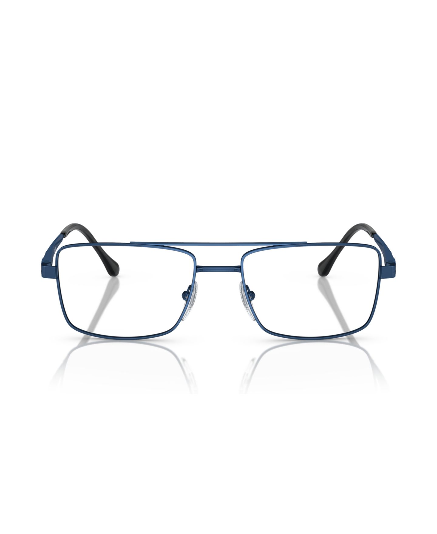 Женские очки Sferoflex Man Square Metal SF2296 Eyeglasses, цвет: Блестящий синий — фото 5