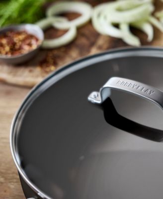 X Bobby Flay Professional Grade Ceramic Nonstick 4.5-Quart Saut&eacute; Pan with Lid