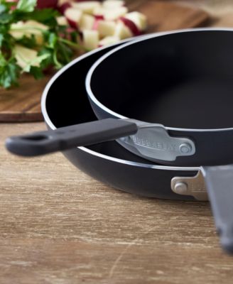 X Bobby Flay Nonstick Stainless Steel 8" and 10" Frypan Set