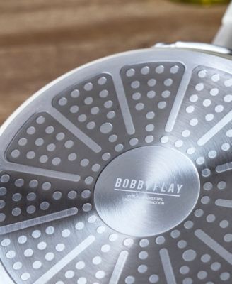 X Bobby Flay Professional Grade Ceramic Nonstick 4.5-Quart Saut&eacute; Pan with Lid