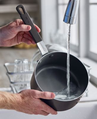 X Bobby Flay Professional Grade Ceramic Nonstick 2.53-Quart Saucepan with Lid