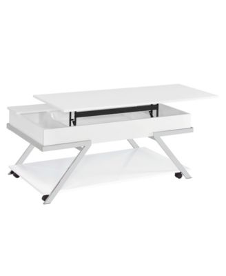 Zena 48" Metal Cocktail Table