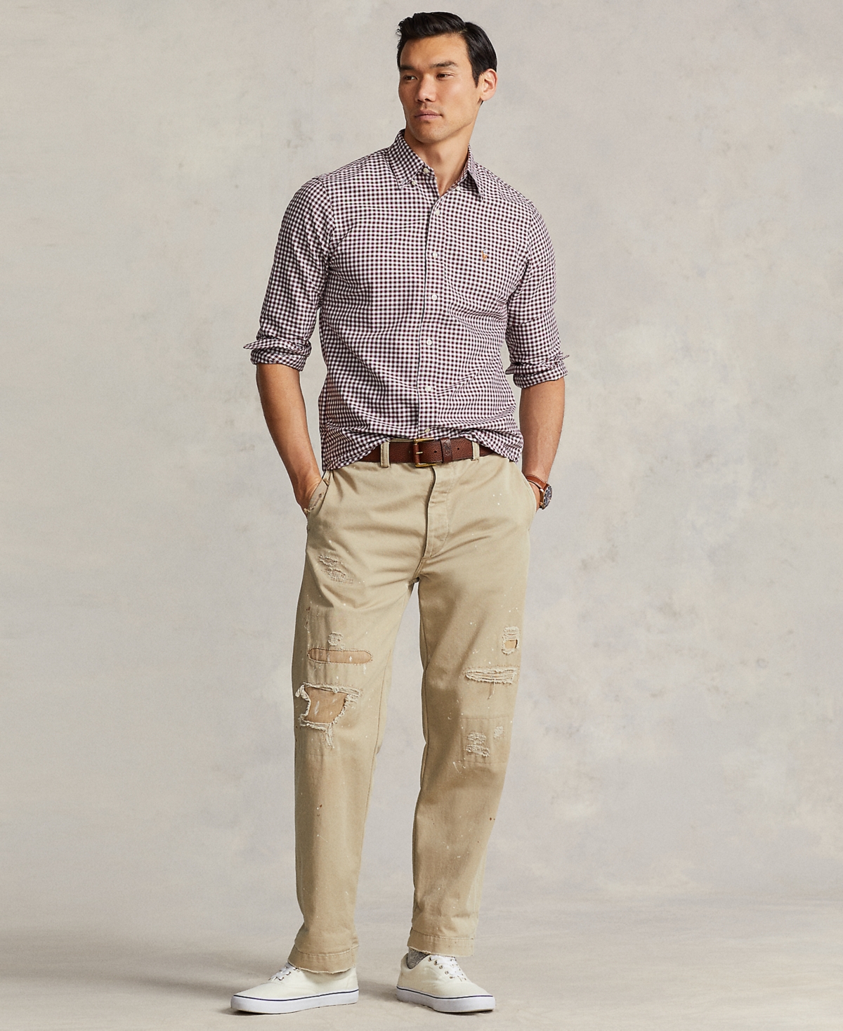 Polo Ralph Lauren Men's Classic-Fit Oxford Shirt -White