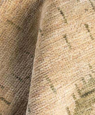 Shop Adorn Hand Woven Rugs Indian Ooak M6314 Rug Collection In Ivory
