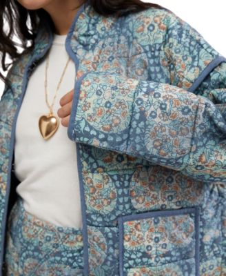 Women's Chloe Cotton Floral Quilted Jacket