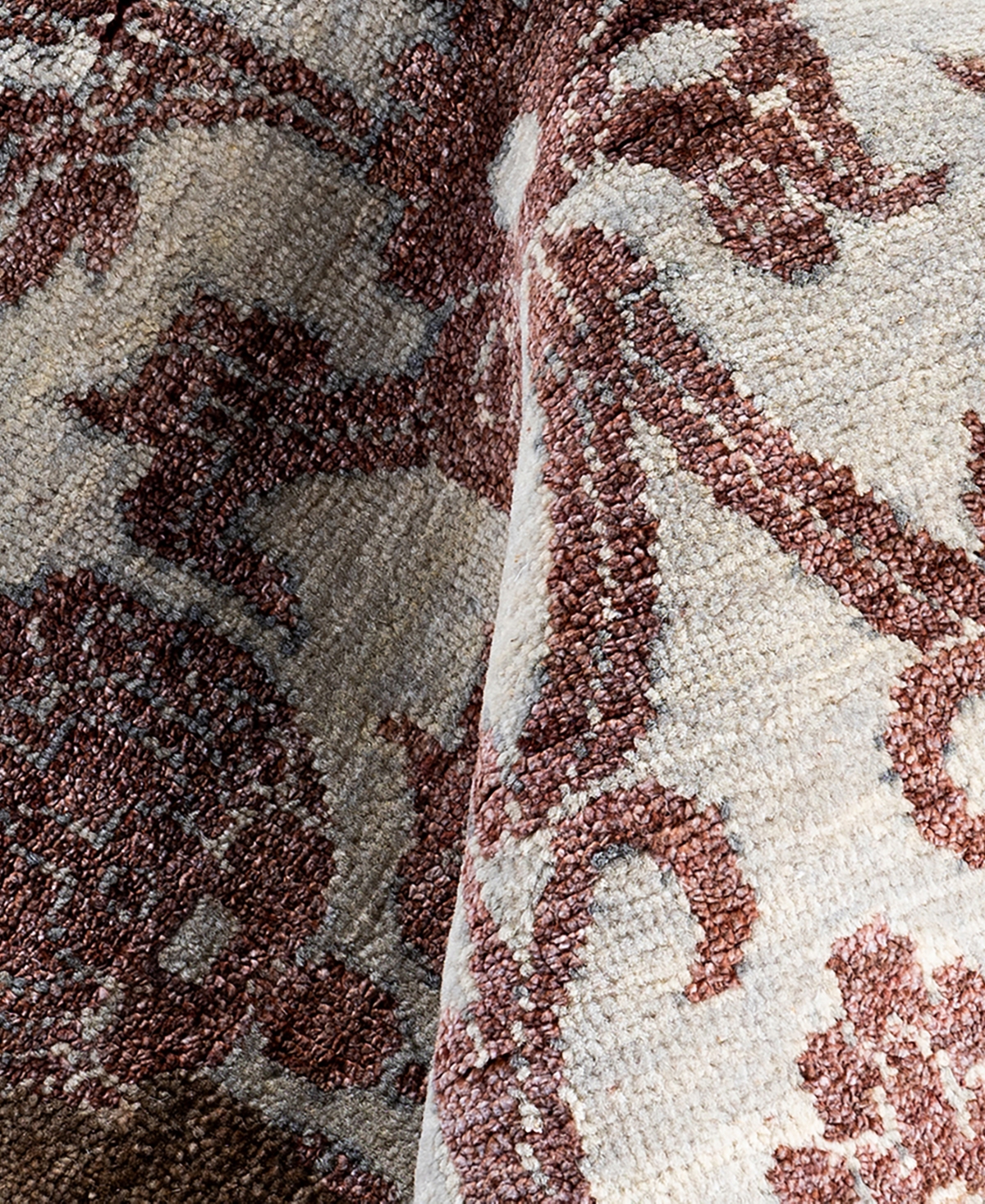 Adorn Hand Woven Rugs Indian Ooak M6483 9'1''x12'1'' Area Rug In Brown