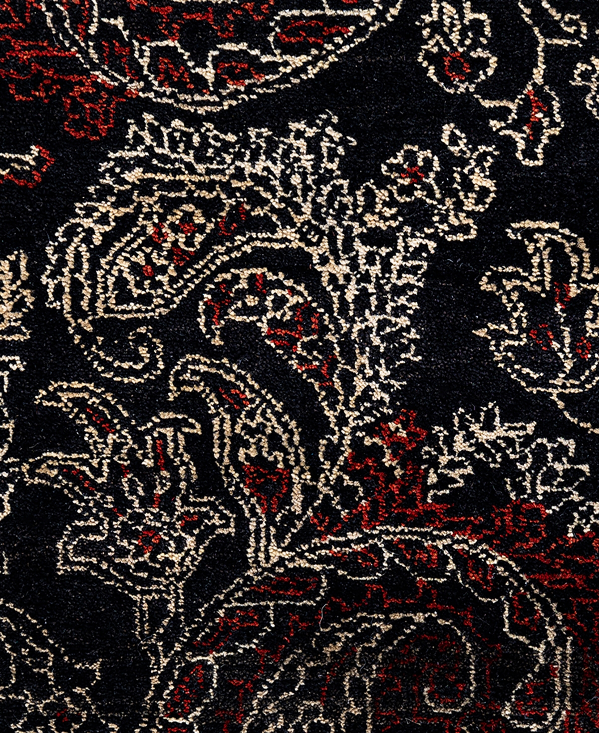 Adorn Hand Woven Rugs Indian Ooak M6169 8'2''x10'3'' Area Rug In Black