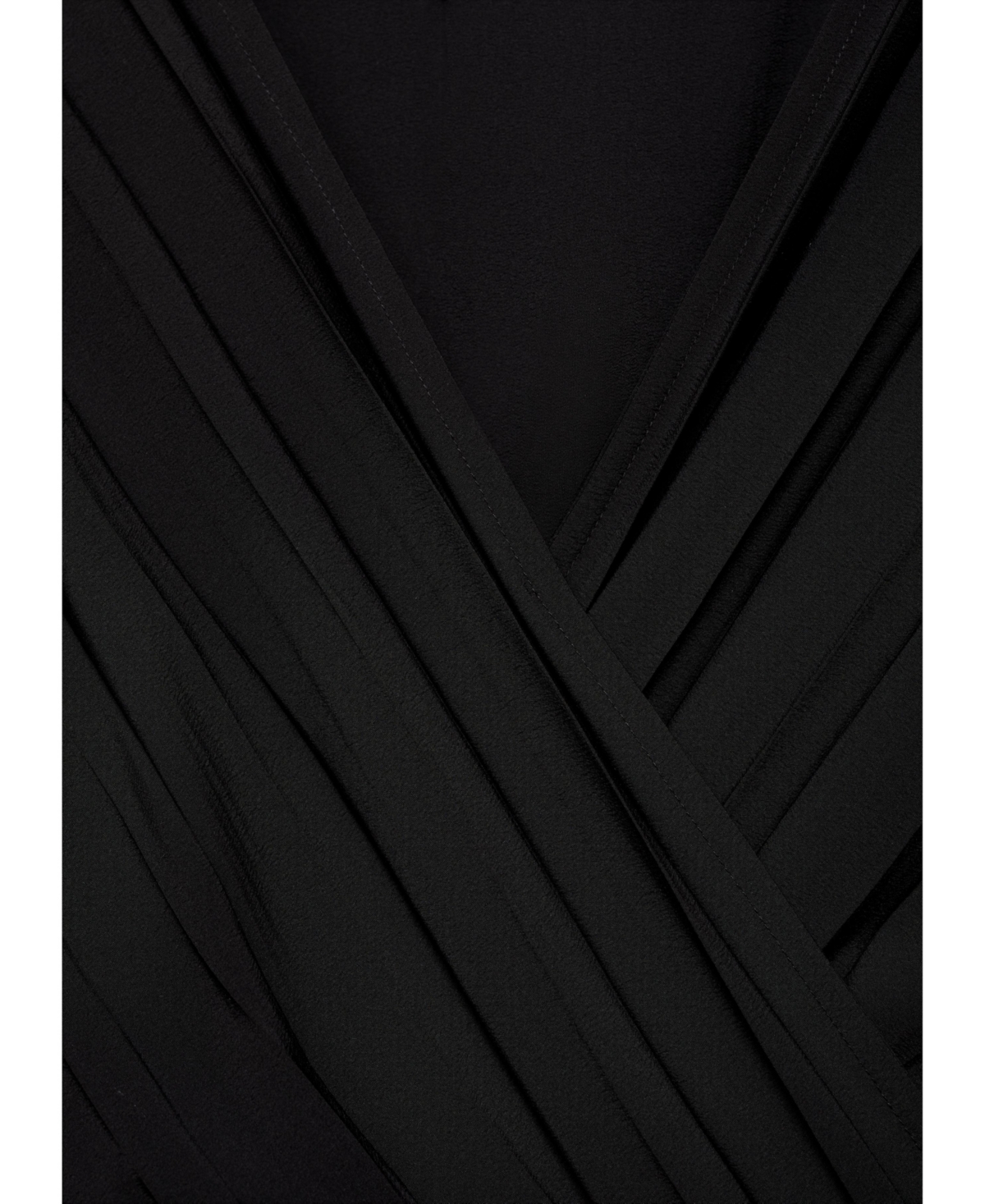 Mango Women's Pleated A-line Dress In Black
