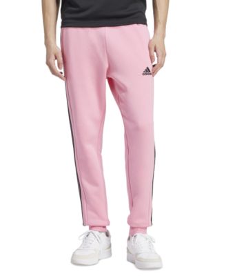 adidas - Men's Cotton Fleece Stripe Logo Joggers