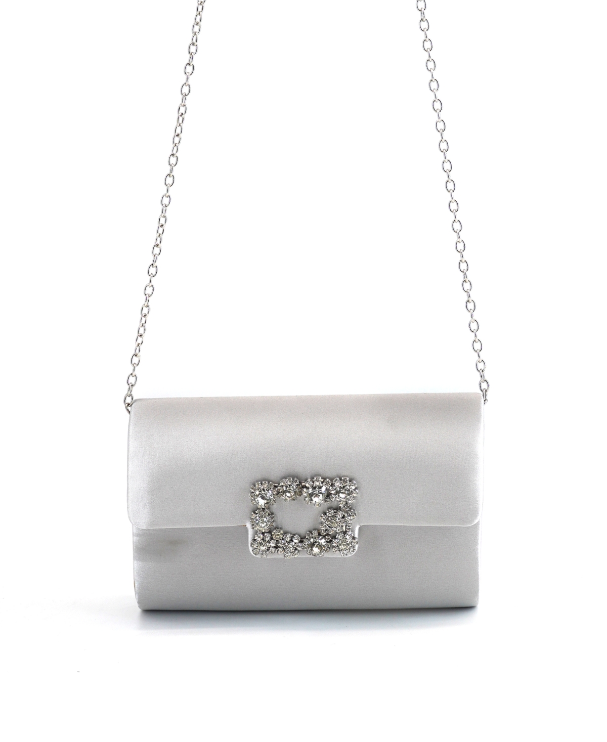 Like Dreams Clara Satin Rhinestone Gem Evening Crossbody Bag