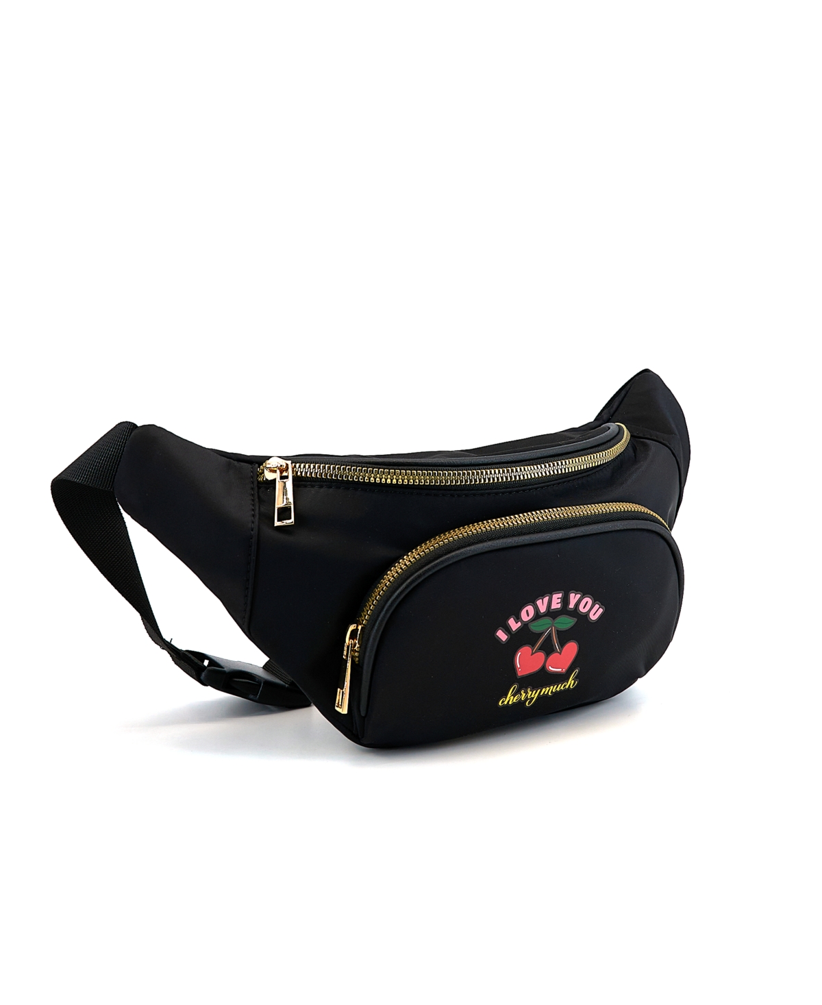Like Dreams Love You Cherry Much Nylon Fanny Belt Bag