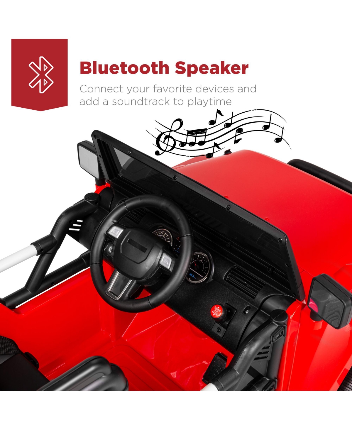 Best Choice Products 12V Kids Ride On Truck Car w/ Remote Control, Spring Suspension, Bluetooth, Led Lights