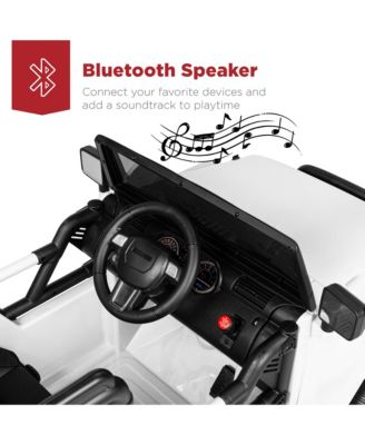 12V Kids Ride On Truck Car w/ Remote Control, Spring Suspension, Bluetooth, LED Lights