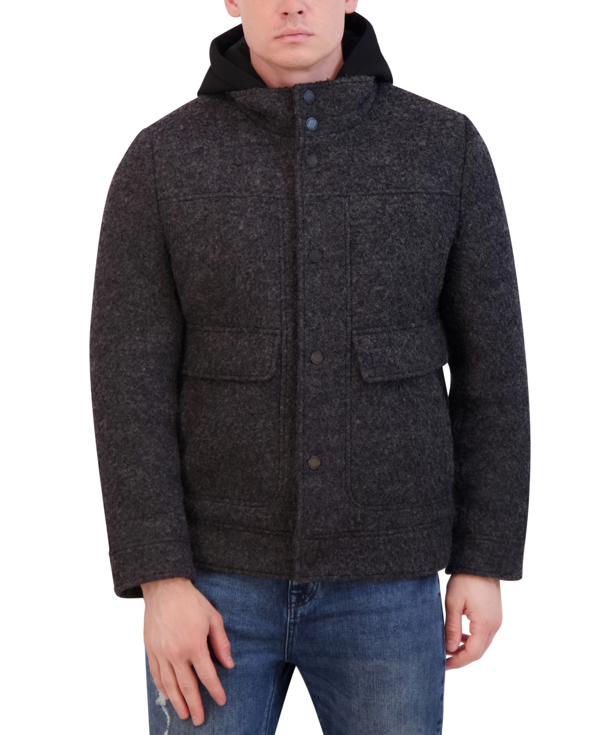 Kenneth cole boucle coat store